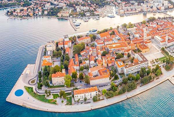 Hafen der Stadt Zadar
